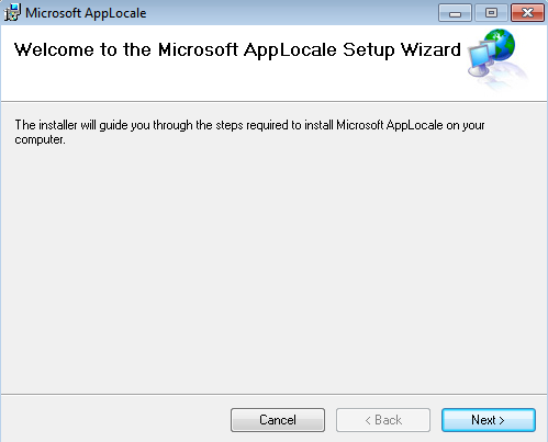 Language for non-Unicode programs dialog